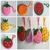Watermelon Fruit Coin Bag With Hook 8CM Coin Pouch Keyring Pluhs Coin Purse  Put The Key/Coin