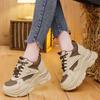 New European Dad Shoes Spring and Autumn Casual Sports Shoes Thick-soled Small People Increase In Height