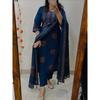 Pakistani Designer Ethnic Kurta Pant Dupatta Set Bollywood Party Wear Top Kurti