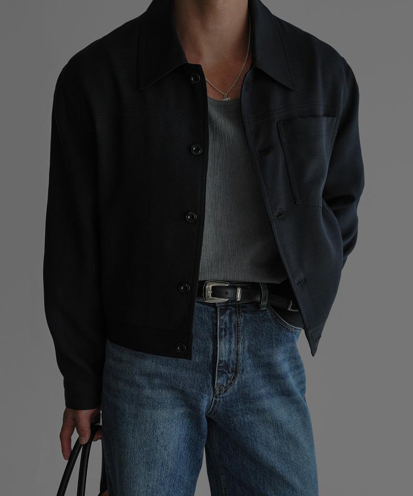 Bowlow Product Airy Summer Crop Jacket [Navy]