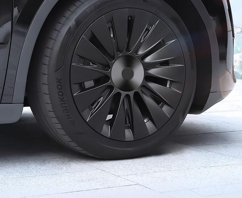 19-Inch Model Y Tesla Hubcaps: Sun God Full-Edge Covers for Modification