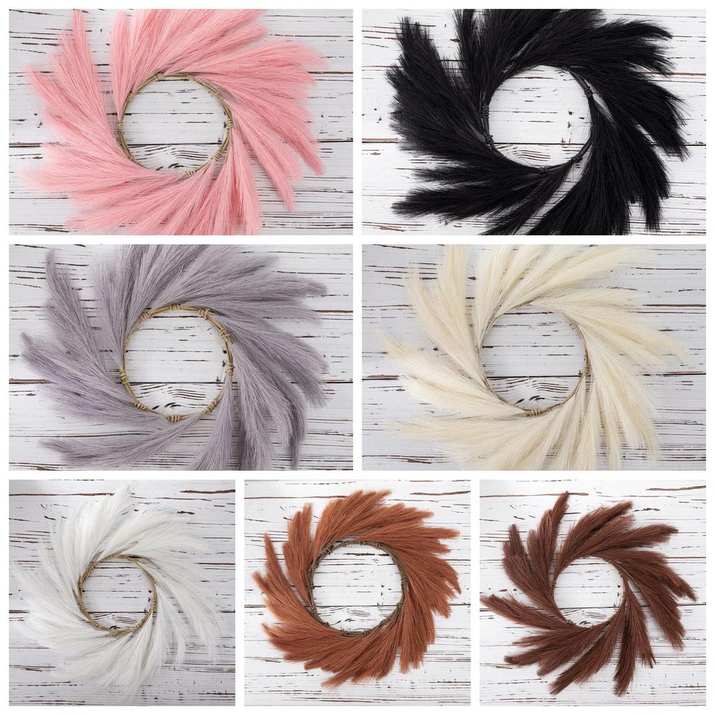 Natsume Pampas Reed Ring Artificial Green Plant Wedding Decoration