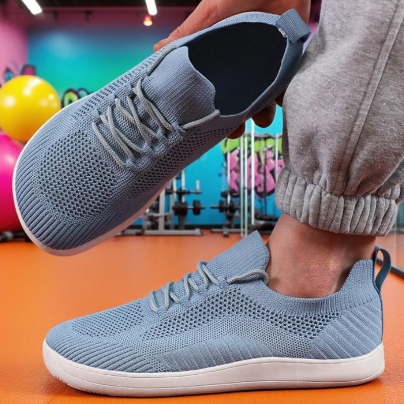 Women's Casual Wide Barefoot Shoes Unisex Trail Running Non-Slip Minimalist Walking Shoes Fashionable Breathable Men's Sneakers