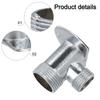 Mixing Valve for Fixed Base Showers Concealed To Exposed Conversion Joint with Reinforced Design for Stability