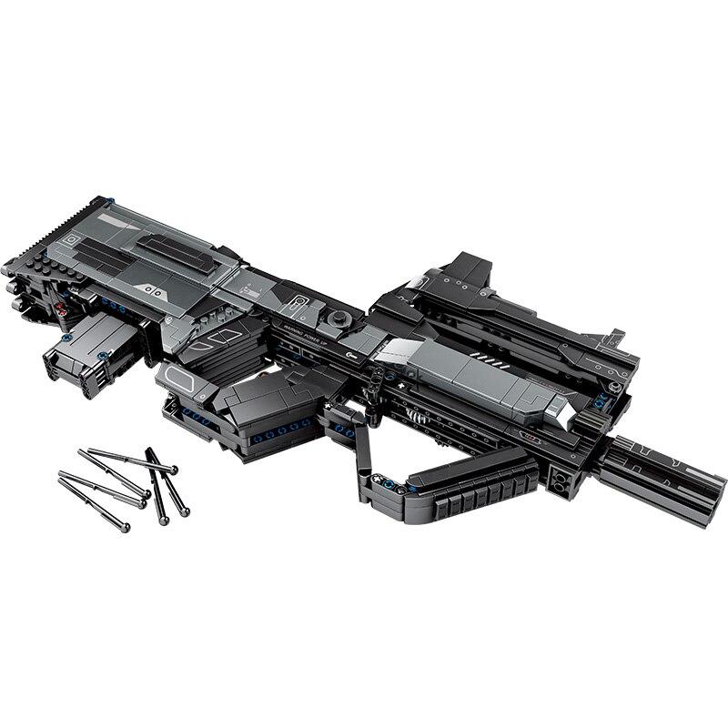 1430 шт. Техника штурмовая винтовка строительные блоки набор создатель пистолет игрушка — фото 5