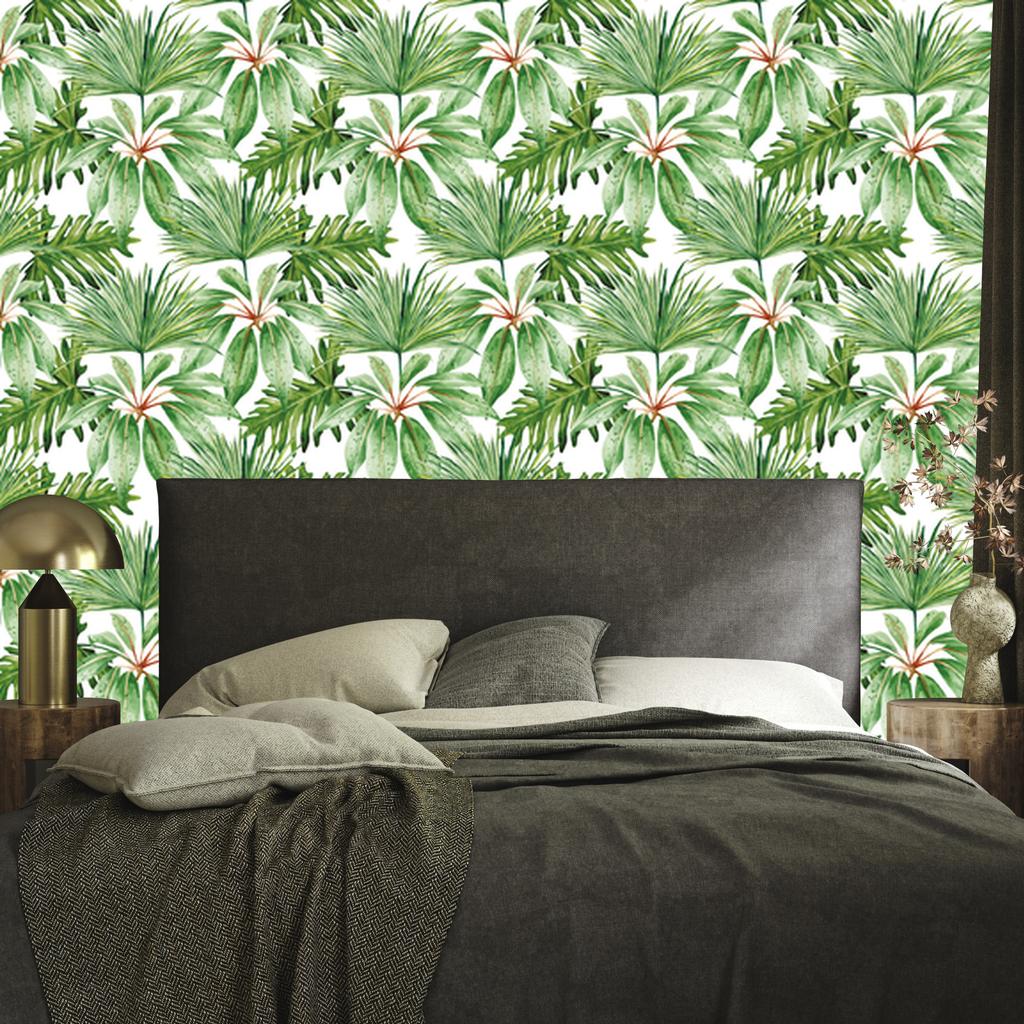 Tropical Leaves Wallpaper for Living Room and Bedroom 50x1000