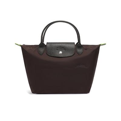 Le Pliage Green Skládací taška na knedlíky s krátkou rukojetí Recyklovaná plátěná taška Tote Malé dámské tašky Tote Mocha 1621919002