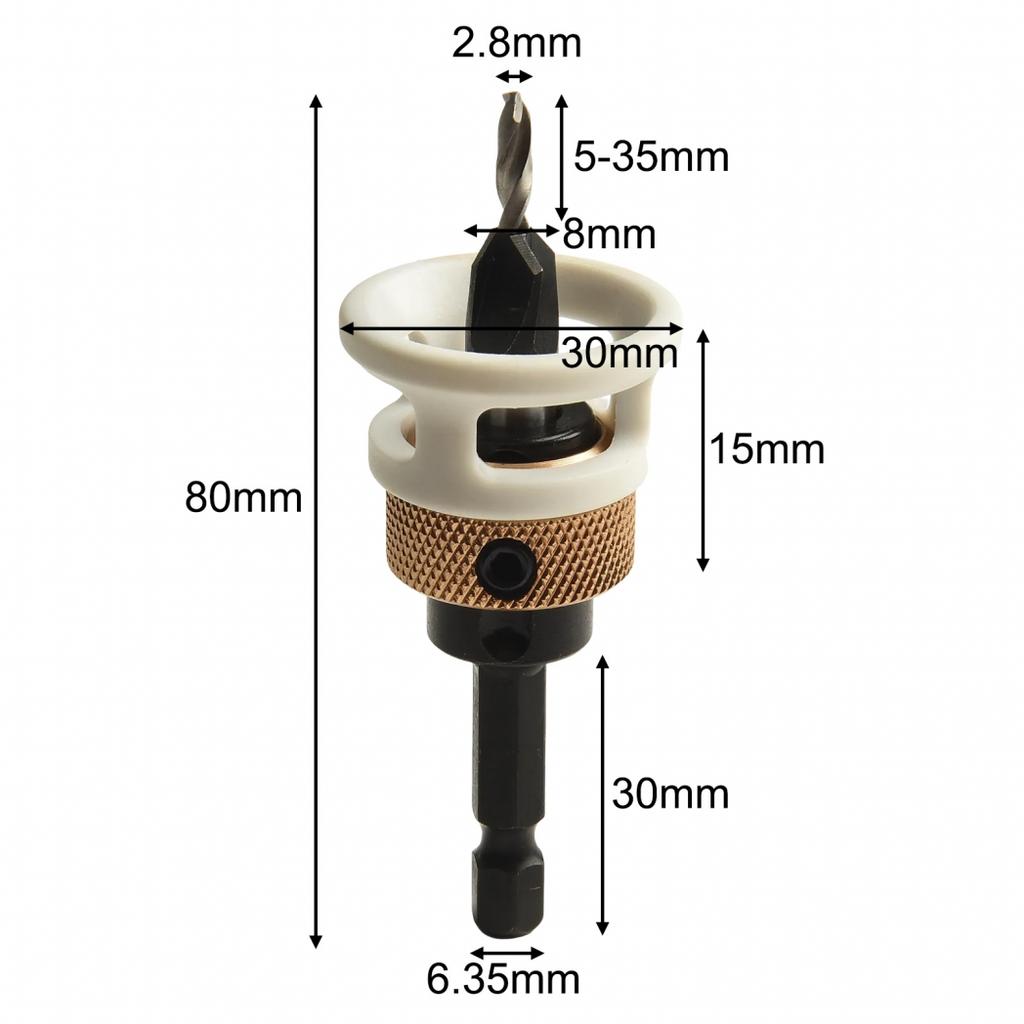 Sleek Design Countersink Bits Perfect for Woodworking Applications