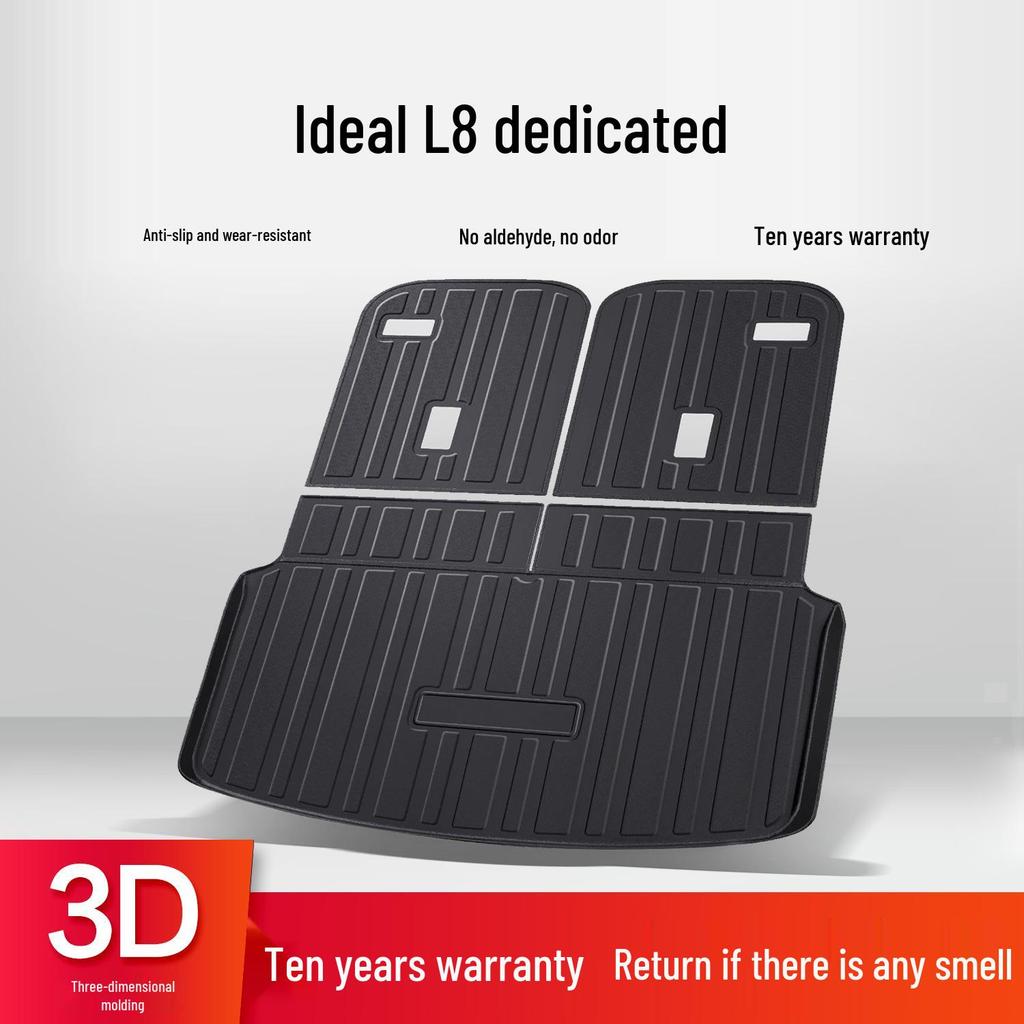 Li Auto L8 Trunk Mat - Customizable TPE Car Interior Accessory, Available in 26 Styles