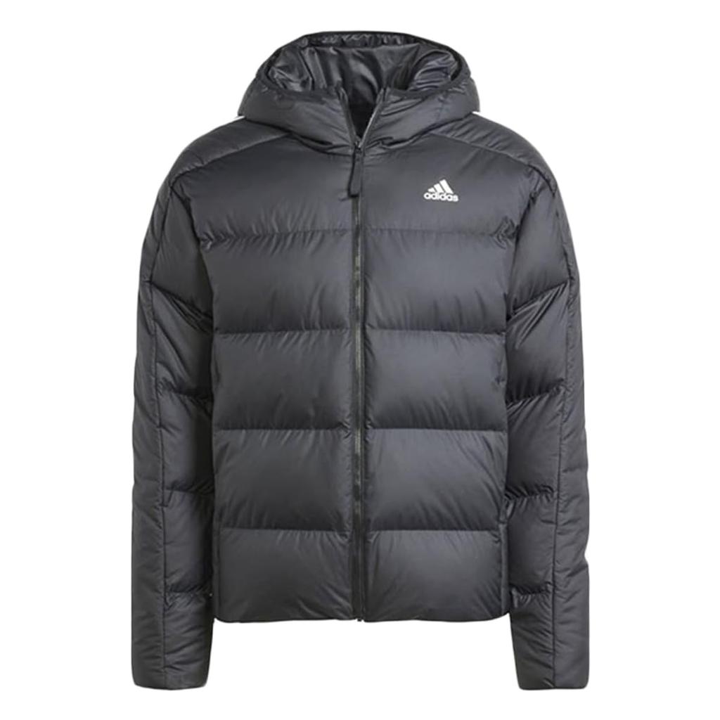 Adidas Essentials Midweight Down Hooded Jacket MKW49 Black Men's (HZ4429) J/L