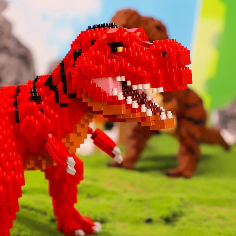 16248 dinosaure jurassique Torvosaurus Animal monstre modèle bricolage Mini blocs de diamant briques construction jouet pour enfants sans boîte