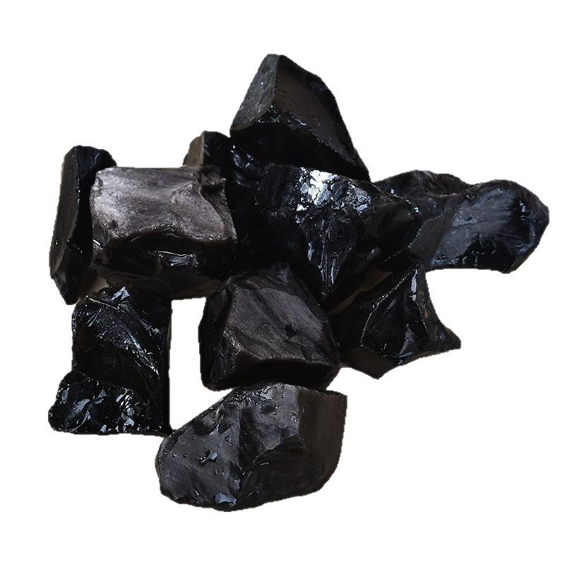 Natürlicher Rohstein Obsidian Räucherdiffusor & Kristallentmagnetisierer