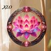 Colorful Garden Hanging Decoration Hummingbird Wall Decoration, Stained Acrylic Suncatcher for Window Bird Decor, Decorative Pendant with Rope