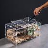 Reptile Anti-Escape Breeding Box Acrylic Transparent Breathable Amphibian Tank for Turtle Spider Lizard Snake Frog Reptiles Cage
