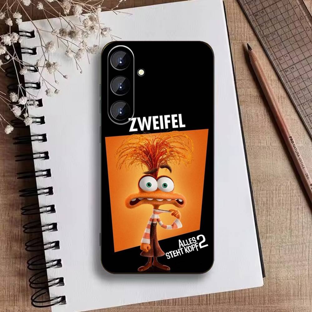 Adventure Anime Inside Out  Phone Case For Samsung Galaxy A73,21,22,32,71,53,52,51,80,5G Soft Black Cover