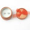2 stücke Bowknot kleine runde box ring ohrringe verpackung box schmuck box schmuck box geschenk box zufällig