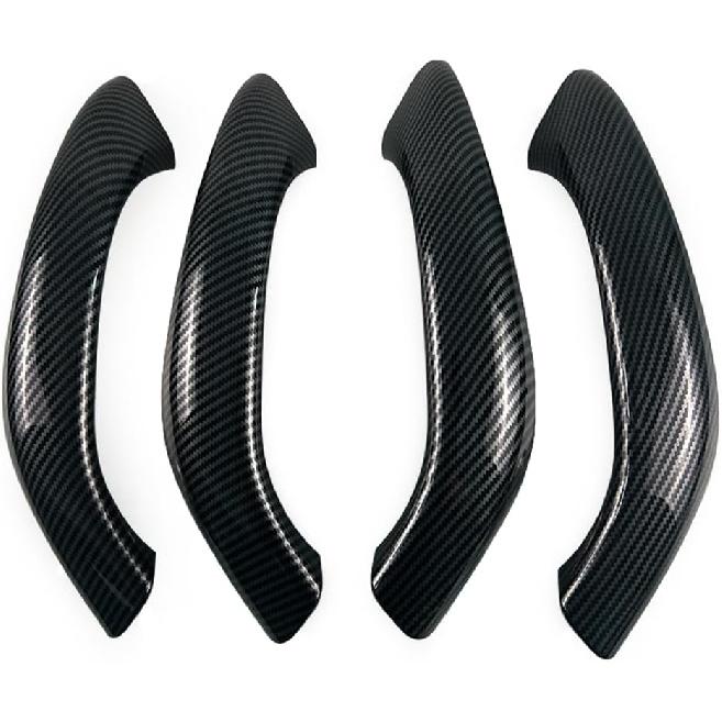 Car Door Handle For BMW X2 F39 X1 E84 F48 2010- Interior Door Handles Replace Cover Car Door Pull Accessories (Carbon Fiber Color)