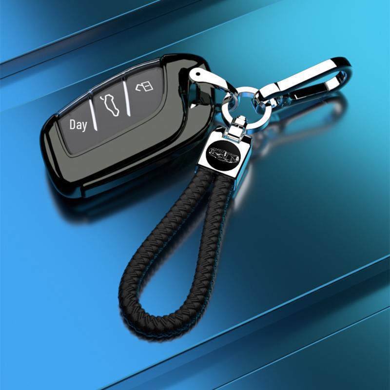 Roewe RX5 Plus/Max Key Case: Full Coverage Shell with Decorative Buckle for 2022 Model