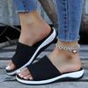 Fashion Shoes for Women Sandals Women Elastic Force Summer Shoes Women Flat Sandals Casual Indoor Outdoor Slippers Beach Zapatos Mujer