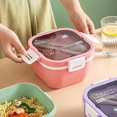 1200ml/1700ml Przegródki Lunch Box dla dzieci Pojemniki do przechowywania żywności Lunch Box Piknikowy pojemnik na sałatkę Szkolna zastawa stołowa Bento Box