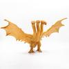 Złoty trzygłowy smok figurka fajny plastikowy realistyczny latający smok figurka akcji model ozdoba zabawka dekoracja pulpitu chłopcy dzieci dorośli prezent