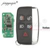 jingyuqin Editable ID 433Mhz Remote Car key for Jaguar XJ XF XE F PACE Land Rover Range Rover Sport Vogue Evoque Velar KOBJTF10A