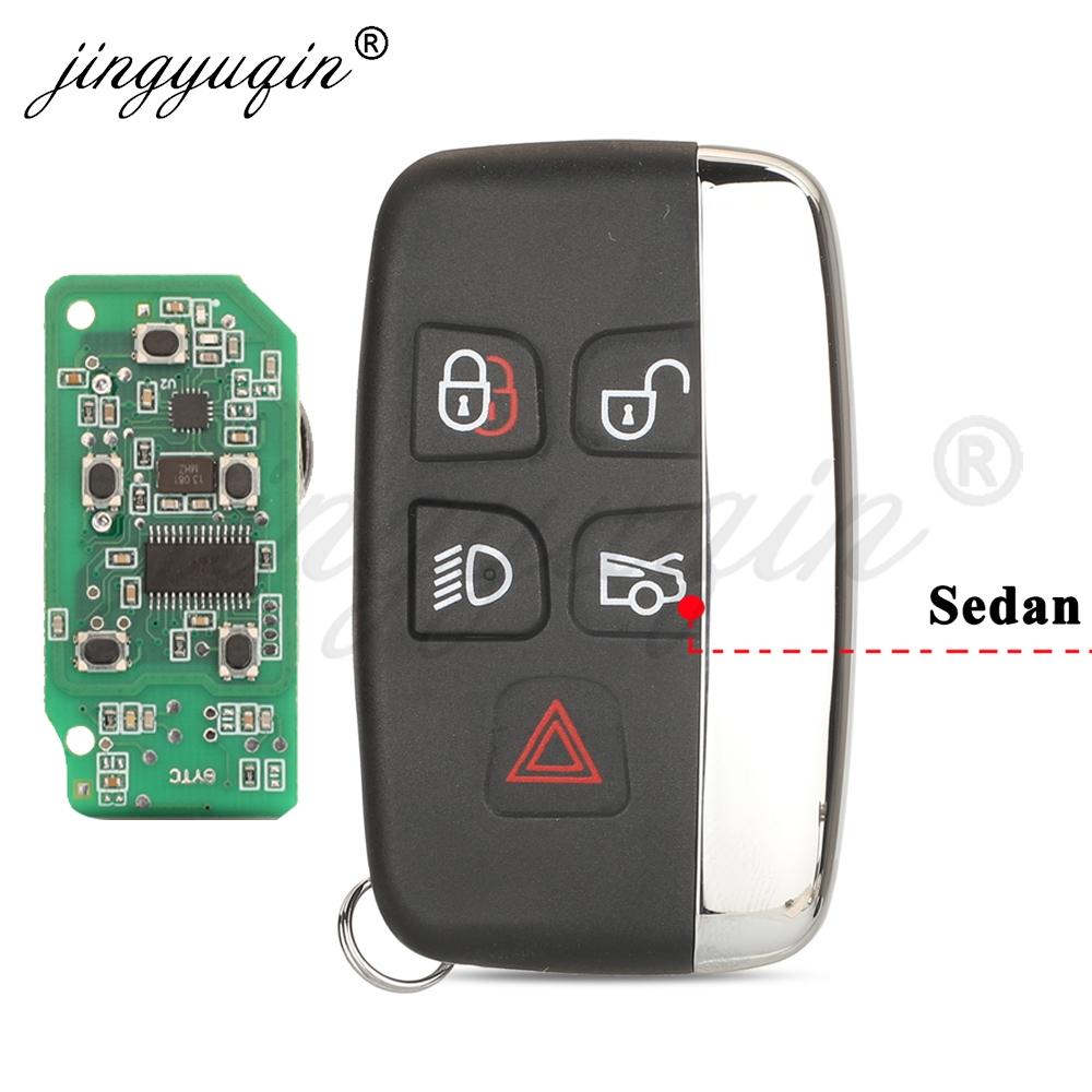 jingyuqin Editable ID 433Mhz Remote Car key for Jaguar XJ XF XE F PACE Land Rover Range Rover Sport Vogue Evoque Velar KOBJTF10A