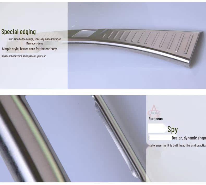 Ford Kuga (2013-2016) Rear Bumper Protector: Anti-Scratch Tailgate Pedal Decorative Strip