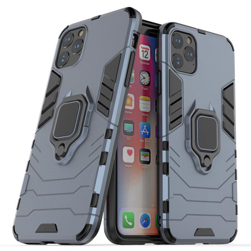 Black Panther Drop-Proof iPhone 11/11 Pro Max Case with Car Ring Bracket