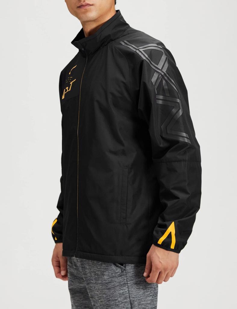 Breath Thermo Warmer and size black with gold size S N-XT Jacket, moisture-wicking, heat-generating, windproof, water-repellent, 32JE2740, accents,