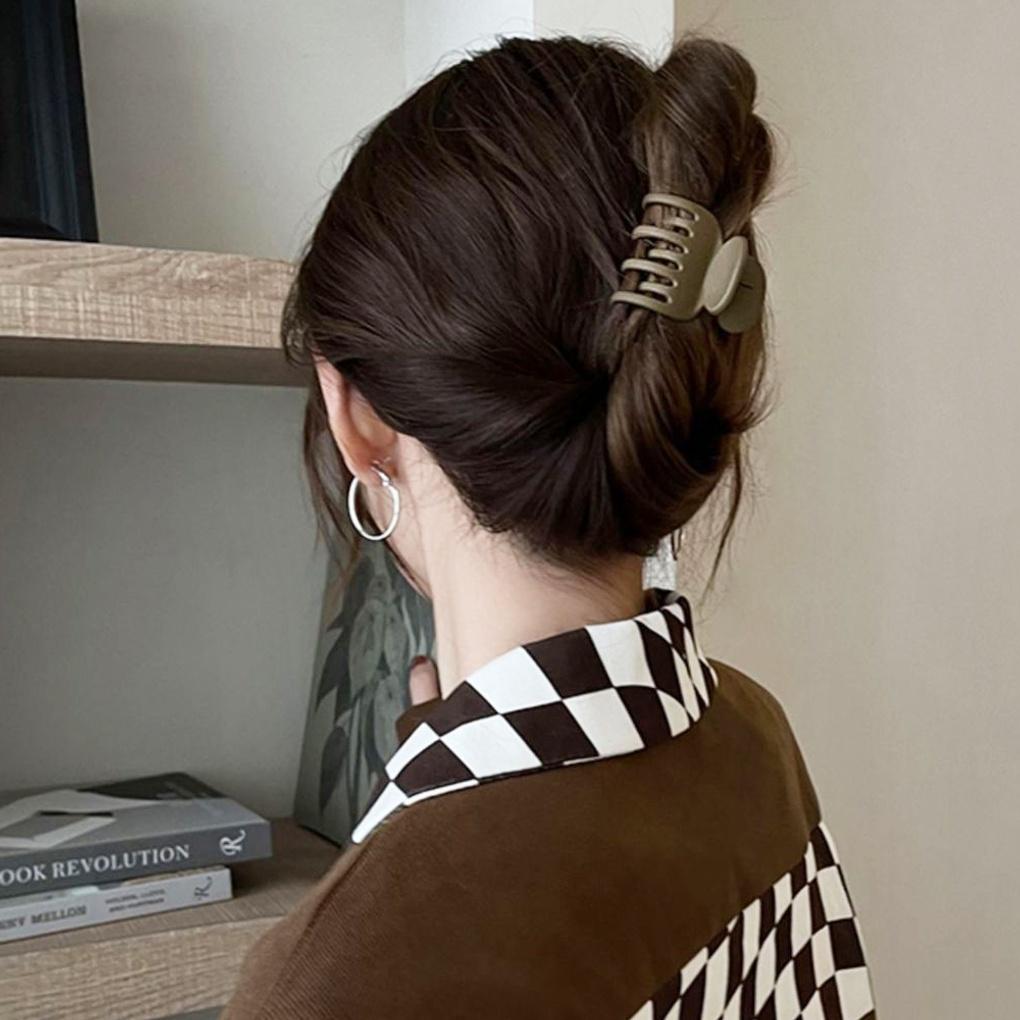 Modern High Ponytail Matte Hair Clip 4p