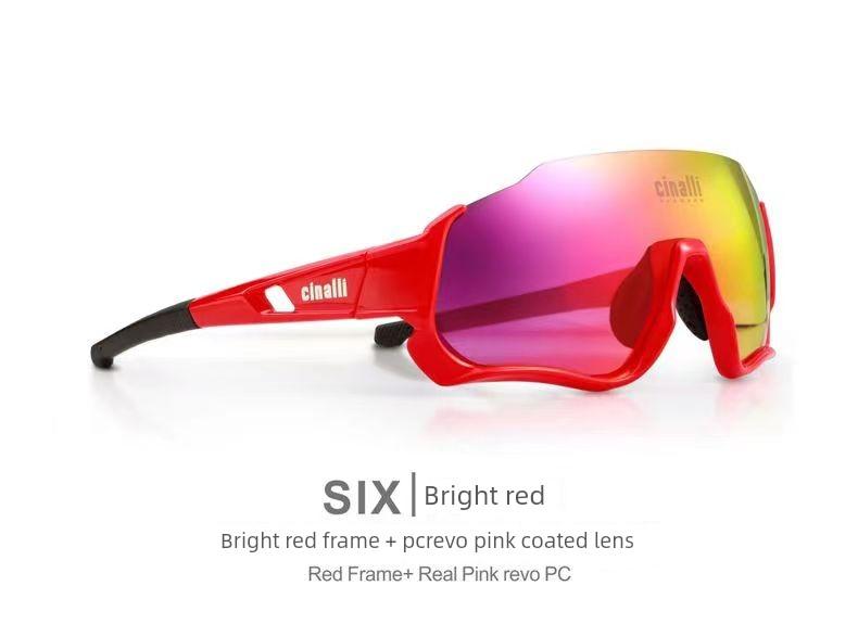 Chinallay Children's Cycling Glasses, Polarized Bicycle Glasses, Youth Roller Skating and Speed Skating Outdoor Sports Glasses