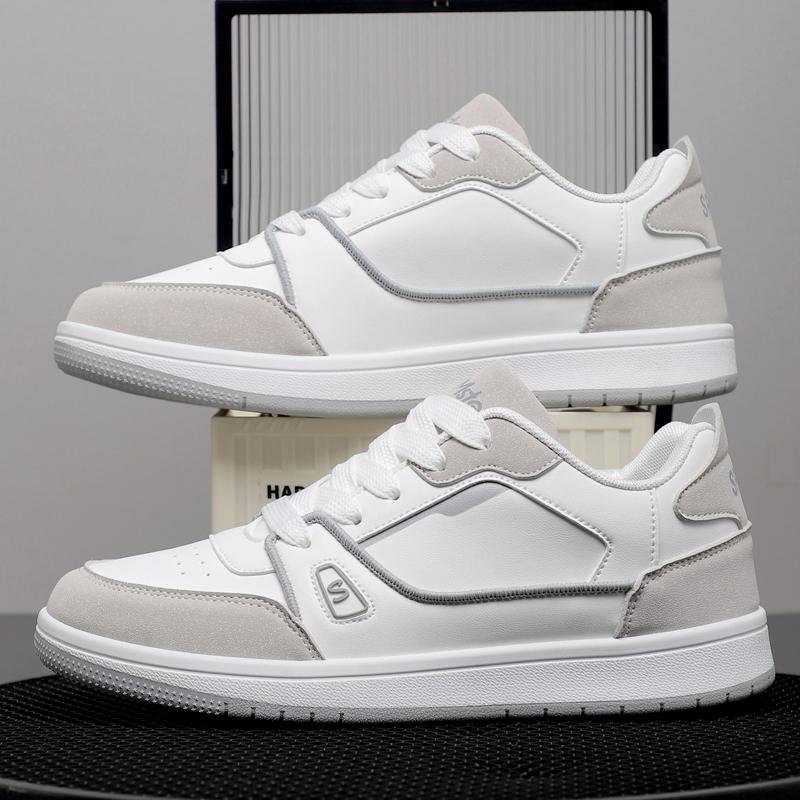 New Men's Classic Four Seasons Fashion Low Top Thick Sole Skateboarding Shoes Comfortable Soft Sole Basketball Sneakers