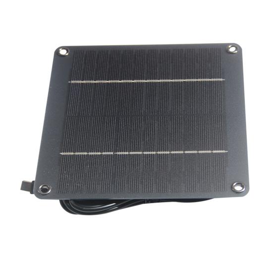 4W 12V Solar Panel Portable Lightweight Type-C Outdoor Garden Lamp Security Camera 9-12V Battery Solar