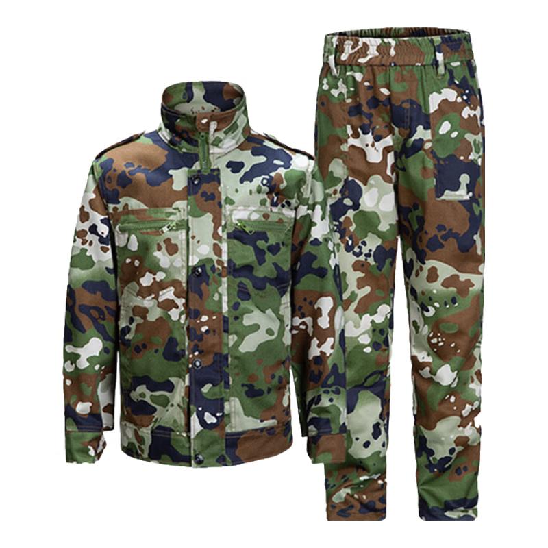 Kids' Camouflage Outdoor Training Uniform Set