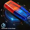 Rotes Blaues LED Schulter-Warnlicht Wasserdichtes Kleines Clip-on Warnlicht Wiederaufladbare Signallichter