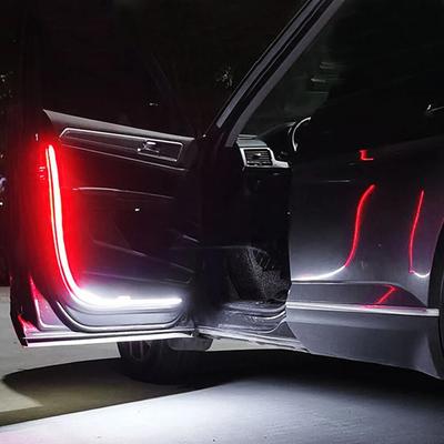 Auto Strobe Lamp Decor Car Door Lights 12V Welcome Lights Anti Collision Flash Streamer Warning Led Strip Decoration Accessories