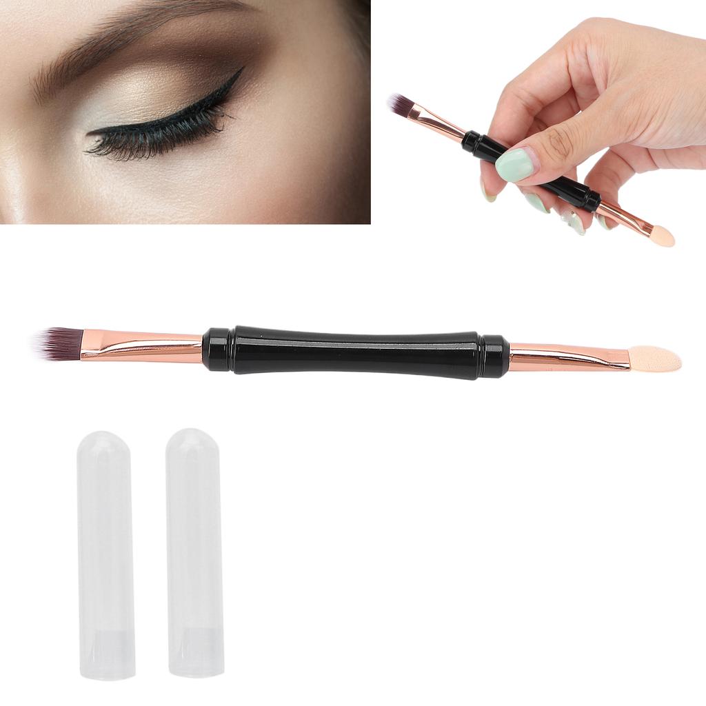 Eye Shadow Brush Double Ended Professional Eye Make Up Sponge Head Brush for Beginners Makeup Artists