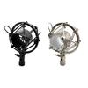Microphone Recording Shock Mount with Suspension Cords and Stand Fitting for Home Studio Tables, Podcasts, and Streaming Duty