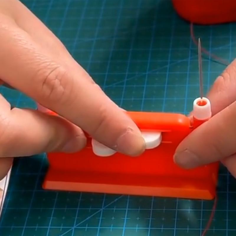 Automatischer Nadeleinfädler Drahtstich Einführen Handwerksmaschine Handnähen Faden Multifunktionales Nähwerkzeug Faden Nadeleinfädler