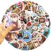 50 Cartoon New Otter Otter Doodle Stickers Decorate Guitar Notebook Suitcase DIY Waterproof