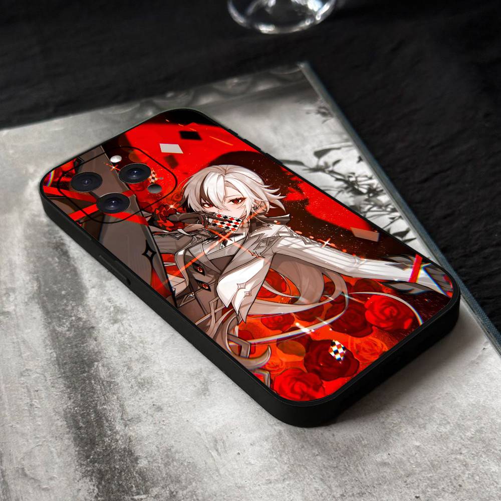 

Чехол для телефона Genshin Impact Арлекино Черный силикон Мягкий чехол Для IPhone 17 16 15 14 13 12 11 Air Pro Max Plus Горячая распродажа iphone 12 Pro Max