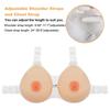 KAKA Silicone Breast Prosthesis with Soft and Enhances Bust Realistic for Cancer Stage Breast Fake Gender Natural Color Straps, Fluffy, Size, Texture,