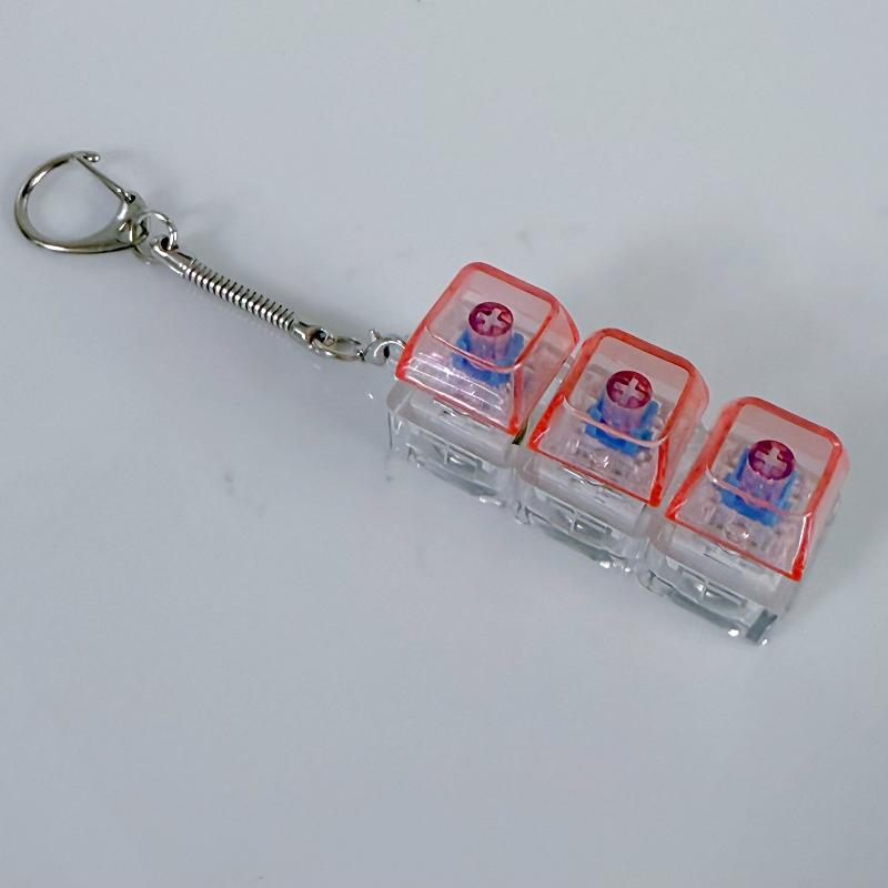 LED Keychain Mechanical Keyboard Switch Tester For Stress   Clicking Tool Office Gaming Gift