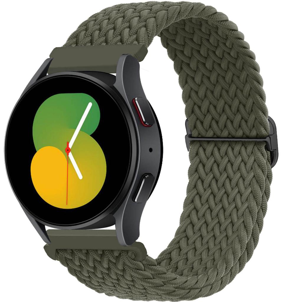 20mm/22mm Band For Samsung Galaxy Watch 7/4/6/5 pro/6 Classic/gear s3/active 2 Braided Solo loop bracelet Huawei GT 2e 3 4 Strap