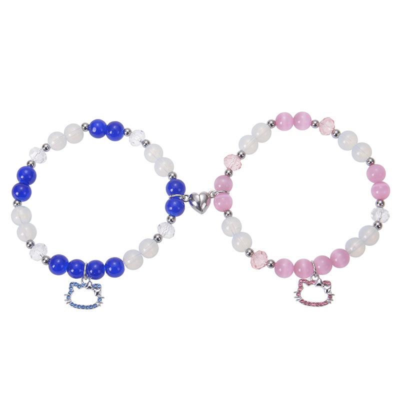 

JYL TS Bracelet Zodiac Stainless Steel Enhances Star Sign & Durability Kitty Cat-B шоколадный коричневый