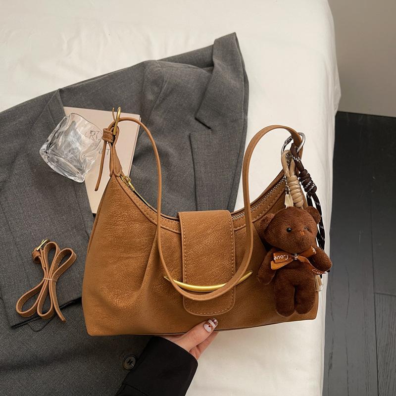 Winter New Fashion Simple High Value Niche Armpit Bag Casual Shoulder Bag Large Capacity Bag Women