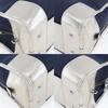 LOEWE Amazona 36 Handbag Boston bag 2010 Navy blue/Silver canvas/leather Women Used