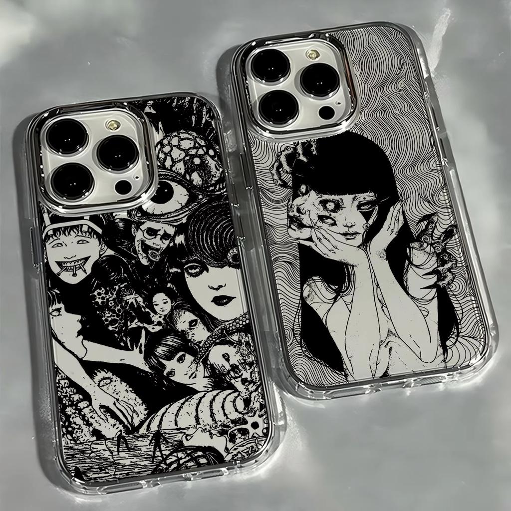 New comics Junji Ito horror Hot Anime Phone Case For iPhone 17 Air 16 e 15 14 13 12 11 Pro Max Plus SE 2020 2022 Soft Cover