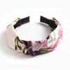 Chic Floral Printed Headband for Women Polka Dot Hairband Fashion Hair Accessory for Girls Daily Use